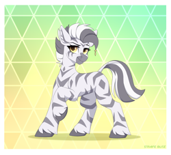 Size: 2380x2160 | Tagged: safe, artist:strafe blitz, oc, oc only, oc:ishina, zebra, female, high res, mare, solo, zebra oc