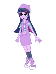 Size: 3024x4032 | Tagged: safe, artist:rollyagami02, twilight sparkle, human, equestria girls, g4, clothes, clothes swap, cosplay, costume, digimon, digimon frontier, izumi orimoto, simple background, solo, transparent background, zoe orimoto