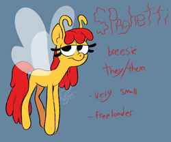 Size: 1800x1500 | Tagged: safe, artist:corgitheborki, oc, oc only, breezie, breezie oc, nonbinary, simple background, solo