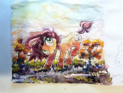 Size: 960x720 | Tagged: safe, artist:th351, oc, oc only, pony, unicorn, female, horn, solo, traditional art