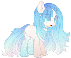 Size: 2701x2220 | Tagged: safe, artist:strangle12, oc, oc only, pony, base used, clothes, ear fluff, eye clipping through hair, eyelashes, female, full body, high res, hooves, mare, open mouth, simple background, socks, solo, standing, tail, transparent background, unshorn fetlocks