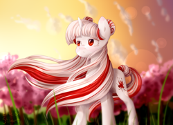 Size: 2619x1897 | Tagged: safe, artist:pony-ellie-stuart, oc, oc only, pony, unicorn, female, horn, solo, unicorn oc, windswept mane