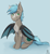 Size: 1839x1991 | Tagged: safe, artist:monsoonvisionz, oc, oc only, oc:white phosphor, bat pony, pony, bat pony oc, bedroom eyes, belly, looking sideways, male, pale belly, simple background, sitting, solo, sternocleidomastoid