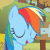 Size: 293x292 | Tagged: safe, screencap, rainbow dash, pegasus, pony, fall weather friends, g4, season 1, animated, autumn, bound wings, cropped, derp, faic, female, gif, great moments in animation, laughing, mare, meme origin, rainbow dash is best facemaker, rainbow derp, running of the leaves, smiling, solo, wings