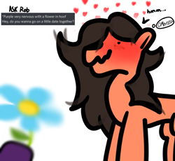 Size: 1882x1732 | Tagged: safe, artist:epsipeppower, oc, oc:purple creativity, oc:robertapuddin, pony, ask rob, solo