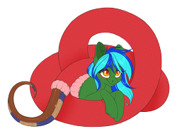 Size: 1932x1483 | Tagged: safe, artist:silkensaddle, oc, oc only, oc:fengari, lamia, original species, pony, snake, clothes, simple background, solo, transparent background