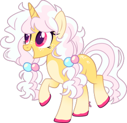 Size: 2355x2289 | Tagged: safe, artist:kurosawakuro, oc, oc only, pony, unicorn, female, high res, magical lesbian spawn, mare, offspring, parent:bon bon, parent:lyra heartstrings, parents:lyrabon, simple background, solo, transparent background