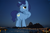 Size: 2703x1797 | Tagged: safe, artist:cheezedoodle96, artist:thegiantponyfan, edit, night light, pony, unicorn, g4, brazil, giant pony, giant unicorn, high res, highrise ponies, hoof on chin, irl, looking at you, macro, male, mega giant, mountain, night, photo, ponies in real life, raised hoof, rio de janeiro, smiling, smiling at you, stallion, underhoof