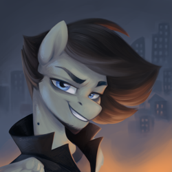 Size: 2243x2243 | Tagged: safe, artist:jewellier, oc, oc only, pegasus, pony, commission, high res, looking at you, solo