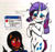 Size: 1956x1828 | Tagged: safe, artist:fajnyziomal, artist:karadeg, rarity, oc, oc:karadeg, earth pony, pony, unicorn, g4, bipedal, blushing, cheek fluff, earth pony oc, lined paper, microsoft windows, traditional art, windows xp