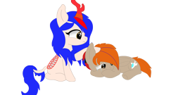 Size: 7572x4080 | Tagged: safe, artist:fededash, oc, oc only, oc:fededash, oc:ryuko po, kirin, png, simple background, transparent background