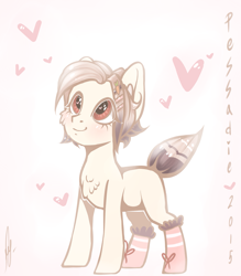 Size: 2291x2618 | Tagged: safe, artist:pessadie, oc, oc only, earth pony, pony, clothes, earth pony oc, female, high res, mare, socks, solo
