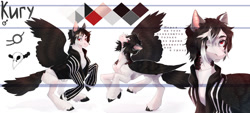 Size: 1280x579 | Tagged: safe, artist:meggychocolatka, oc, oc only, pegasus, pony, bust, clothes, concave belly, cyrillic, hair over one eye, male, pegasus oc, reference sheet, russian, stallion, thin, wings