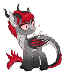 Size: 2266x2647 | Tagged: safe, artist:strangle12, oc, oc only, dracony, dragon, hybrid, pony, base used, ear fluff, eyelashes, female, high res, horns, looking back, mare, simple background, slit pupils, smiling, solo, transparent background, wings