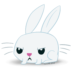 Size: 720x720 | Tagged: safe, artist:parronist, angel bunny, rabbit, g4, g5, angel bunny is not amused, animal, g4 to g5, generation leap, male, simple background, solo, transparent background, unamused, vector, wat