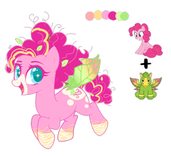 Size: 3464x3151 | Tagged: safe, artist:mint-light, artist:vernorexia, pinkie pie, oc, dryad, pegasus, pony, g4, adoptable, appaloosa, base used, blaze (coat marking), blue eyes, coat markings, colored eyelashes, colored wings, facial markings, flying, fusion, gradient wings, high res, leaf wings, leaves, messy mane, multicolored mane, pegasus pinkie pie, race swap, simple background, socks (coat markings), solo, spotted, stick, stripes, transparent background, webkinz, webkinz earthly pegasus, wings