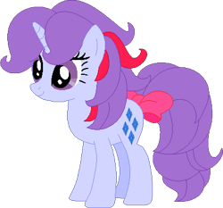 Size: 421x392 | Tagged: safe, artist:selenaede, artist:victorfazbear, sparkler (g1), pony, unicorn, g1, g4, base used, bow, g1 to g4, generation leap, simple background, solo, tail, tail bow, transparent background