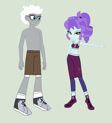 Size: 606x670 | Tagged: safe, artist:matthewjabeznazarioa, covalent bond, crystal lullaby, human, equestria girls, g4, crossover, exeron fighters, exeron outfit, lullabybond, martial arts kids, martial arts kids outfit
