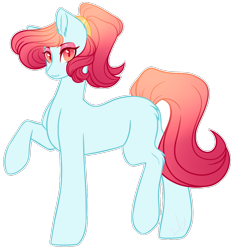 Size: 1089x1165 | Tagged: safe, artist:purplegrim40, oc, oc only, earth pony, pony, butt, earth pony oc, offspring, parent:sassy saddles, parents:canon x oc, plot, raised hoof, simple background, transparent background