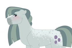 Size: 1280x854 | Tagged: safe, artist:itstechtock, marble pie, earth pony, pony, g4, simple background, solo, white background