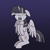 Size: 1600x1600 | Tagged: safe, artist:platinumdrop, twilight sparkle, alicorn, pony, g4, crying, discorded, discorded twilight, eyes closed, female, floppy ears, full body, gradient background, hooves, horn, mare, open mouth, partially open wings, request, simple background, sitting, sobbing, solo, twilight sparkle (alicorn), twilight tragedy, wings