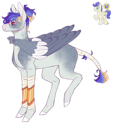 Size: 2210x2421 | Tagged: safe, artist:sleepy-nova, oc, oc:azurite, pegasus, pony, high res, offspring, parent:applejack, parent:flash sentry, parents:flashjack, simple background, solo, tail, tail wrap, transparent background