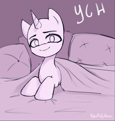 Size: 885x932 | Tagged: safe, artist:opal_radiance, alicorn, earth pony, pegasus, pony, unicorn, commission, cute, pillow, sleeping, your character here