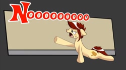 Size: 1276x716 | Tagged: safe, oc, oc:canni soda, pony, galacon, bruised, mascot, no