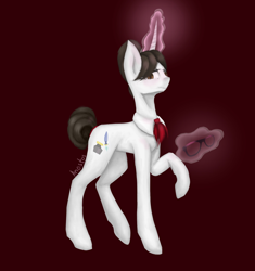 Size: 1600x1700 | Tagged: safe, artist:anastas, raven, pony, unicorn, g4, female, mare, solo