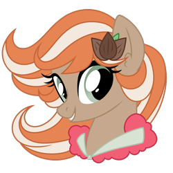 Size: 1000x1000 | Tagged: safe, artist:crystal-tranquility, oc, oc:caramel, pony, bust, female, mare, portrait, simple background, solo, transparent background