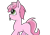 Size: 1414x1000 | Tagged: safe, artist:happy harvey, ruby pinch, oc, oc:anon, human, pony, unicorn, g4, carrying, female, filly, foal, giant pony, holding, larger female, looking up, macro, macro/micro, male, micro, phone drawing, simple background, size difference, smaller male, smiling, transparent background, walking
