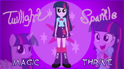 Size: 1280x720 | Tagged: safe, artist:liggliluff, artist:rupahrusyaidi, edit, twilight sparkle, equestria girls, g4, clothes, shirt, shoes, skirt