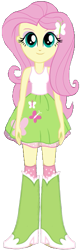 Size: 183x563 | Tagged: safe, artist:liggliluff, artist:rupahrusyaidi, fluttershy, equestria girls, g4, background removed, boots, clothes, high heel boots, shirt, shoes, simple background, skirt, socks, solo, transparent background