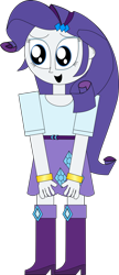 Size: 406x936 | Tagged: safe, artist:rupahrusyaidi, rarity, equestria girls, g4, belt, boots, clothes, high heel boots, shirt, shoes, simple background, skirt, solo, transparent background
