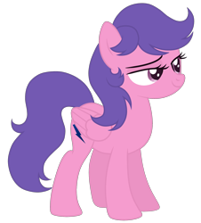 Size: 1900x2100 | Tagged: safe, artist:monochrome-sunsets, firefly, pegasus, pony, g1, g4, female, g1 to g4, generation leap, lidded eyes, mare, simple background, smiling, smirk, solo, transparent background