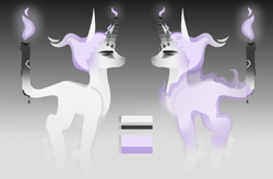 Size: 2713x1782 | Tagged: safe, artist:ryrxian, oc, oc only, pony, unicorn, duo, gradient background, horn, unicorn oc