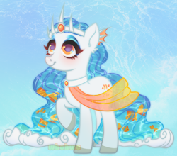 Size: 3050x2680 | Tagged: safe, artist:whohwo, oc, oc only, earth pony, pony, base used, colored hooves, earth pony oc, eyelashes, female, high res, jewelry, looking up, makeup, mare, raised hoof, solo, tiara