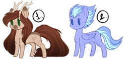 Size: 1600x762 | Tagged: safe, artist:purplegrim40, oc, oc only, pegasus, pony, antlers, duo, pegasus oc, simple background, transparent background, wings