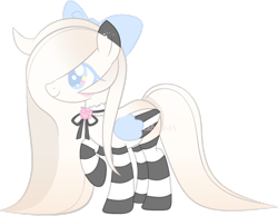 Size: 1792x1394 | Tagged: safe, artist:cafne, oc, oc only, pegasus, pony, base used, bow, clothes, eyelashes, female, hair bow, mare, pegasus oc, simple background, socks, solo, striped socks, transparent background, wings