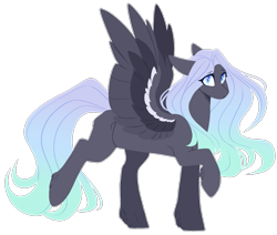 Size: 1373x1166 | Tagged: safe, artist:purplegrim40, oc, oc only, pegasus, pony, female, mare, pegasus oc, raised hoof, simple background, solo, transparent background