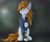 Size: 2600x2160 | Tagged: safe, artist:wailks, oc, oc only, oc:littlepip, pony, unicorn, fallout equestria, :>, abstract background, aiming, aiming at you, clothes, digital art, fallout, fanfic, fanfic art, female, gun, handgun, high res, hooves, little macintosh, looking at you, mare, pipbuck, revolver, sitting, smiling, solo, tail, weapon