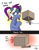 Size: 1597x2060 | Tagged: safe, artist:whirlwindflux, oc, oc:single slice, earth pony, pony, box trap, female, food, mare, meat, pepperoni, pepperoni pizza, pizza, solo