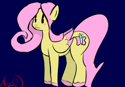 Size: 3500x2450 | Tagged: safe, artist:nazodafist, fluttershy, pegasus, pony, g4, high res, simple background, solo