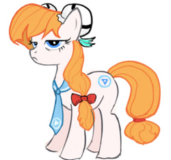 Size: 463x434 | Tagged: safe, oc, oc only, earth pony, pony, acfun, female, simple background, solo, white background