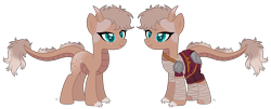 Size: 7708x3112 | Tagged: safe, artist:rose-blade, oc, oc only, oc:maylin, dracony, dragon, hybrid, armor, bandage, belt, claws, clothes, dracony oc, female, freckles, horns, mare, markings, ponified, ponified oc, shorts, simple background, solo, transparent background