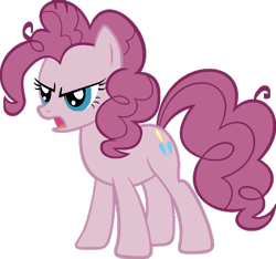 Size: 923x865 | Tagged: safe, artist:foxyfell1337, mean pinkie pie, pony, g4, the mean 6, clone, show accurate, simple background, solo, transparent background