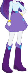 Size: 743x1919 | Tagged: safe, rarity, human, equestria girls, g4, belt, boots, boots shot, clothes, cropped, cutie mark on clothes, diamond, hand on hip, high heel boots, jewelry, legs, pictures of legs, shirt, shoes, simple background, skirt, skirt shot, solo, transparent background