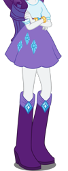 Size: 771x1919 | Tagged: safe, artist:xebck, rarity, human, equestria girls, g4, belt, boots, boots shot, clothes, cropped, crossed arms, cutie mark on clothes, diamond, high heel boots, jewelry, legs, pictures of legs, shirt, shoes, simple background, skirt, skirt shot, solo, transparent background