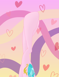 Size: 1920x2500 | Tagged: safe, artist:cycrus, princess cadance, alicorn, pony, canterlot wedding 10th anniversary, g4, abstract background, female, fetish, heart, hoof fetish, legs, mare, pictures of legs, solo