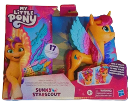 Size: 706x579 | Tagged: safe, sunny starscout, alicorn, pony, g5, my little pony: a new generation, spoiler:g5, brushable, merchandise, race swap, sunnycorn, toy, wings